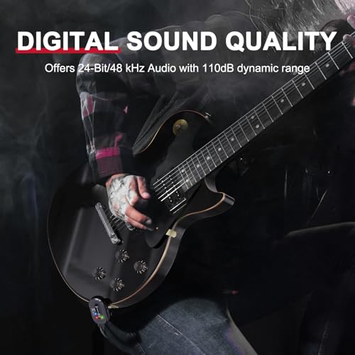Sistema inalámbrico para guitarra Xvive A58 con soporte para transmisor H3 (Sunburst) miniatura 6