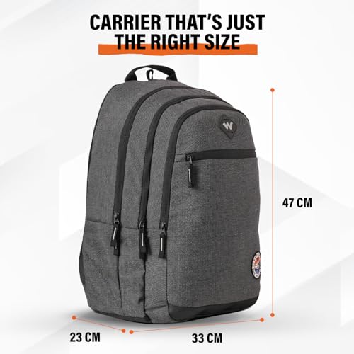 Image of Wildcraft Polyester Expedition LPBP 45 Pro Laptop Backpack for Travel Gym Office | Unisex Backpack for Men & Women | Stylish Durable & Comfortable