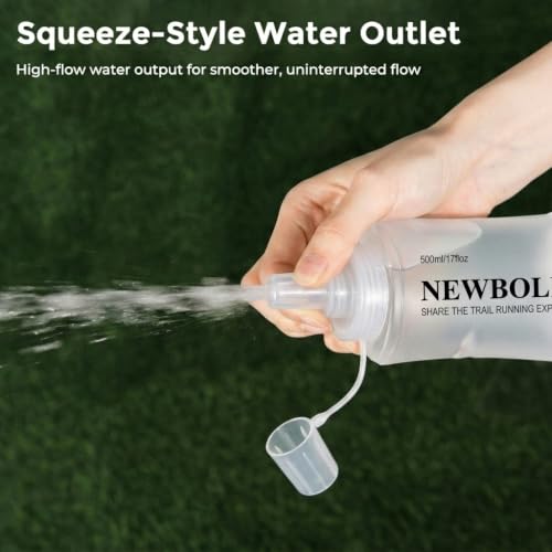 Image of PROBEROS Soft Flask 500ml Leakproof Bite Valve Running Bottle