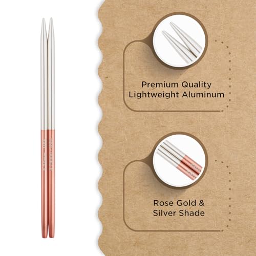 Image of Knitter's Pride Rosemist Normal Interchangeable Circular Needles 5 inch inch (13cm) - US Size 5 (3.75mm)