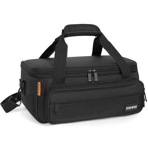 Image of Padded Mixer Carry Bag Fits Behringer X-AIR Series Mixers（ XR12，XR16，XR18）, L 14.6 inch x W 7.5 inch x H 6.7 inch Black