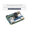 Nano Base Board (C) for Raspberry Pi Compute Module 4 Lite/eMMC,Same Size As The CM4,Onboard 8MP Camera,with Raspberry Pi 40PIN GPIO Interface,USB 2.0 Type A,MIPI DSI Port