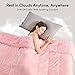 Cottonblue Weighted Blanket Queen Size 15lbs, Sherpa Weighted Blankets for Adults, Fuzzy Soft Flannel Bedding Blanket Throw, Cozy Plush Blanket for Sofa Bed, 60 x 80 inches, Blush Pink