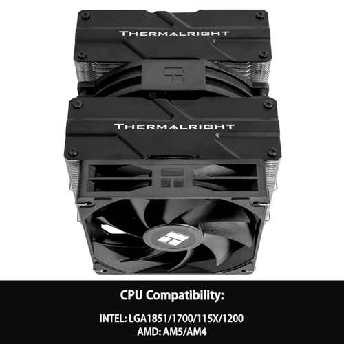 Image of Thermalright Peerless Assassin 140 SE CPU Cooler, Dual Towers 6 Heat Pipes CPU Air Cooler, Dual PWM Fans, High Performance Heat Dissipation,for AM4 /AM5,Intel lga115x /1700 /1851