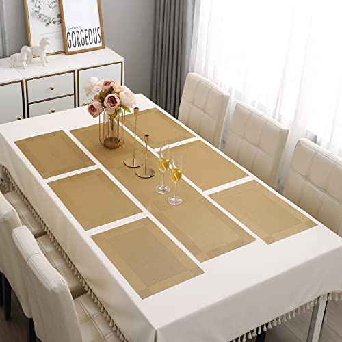 Image of HOKIPO PVC Mats for 6 Seater Dining Table with Runner (AR4260)