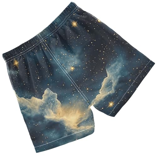 Pigsaly Boys' Swim Board Shorts Space Starry Dark Sky Boy's Swim Trunks Kids Swimwear 2T Multicolor2