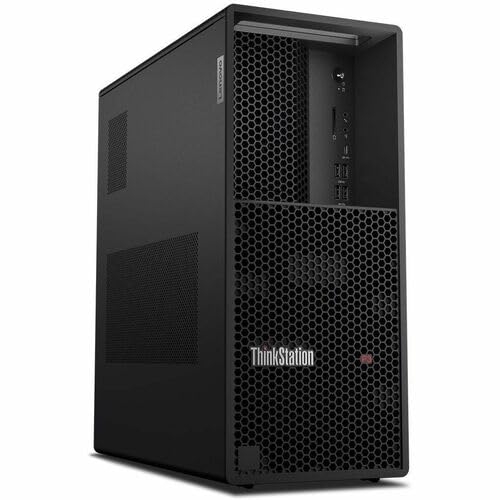 Image of Lenovo ThinkStation P3 Gen 2 30HT004KUS Workstation - Tower - Intel Core Ultra 9 285 - vPro Technology - 32 GB RAM - 1 TB SSD - Black - Intel W880 Chip - Windows 11 Pro - DVD-Writer - NVMe