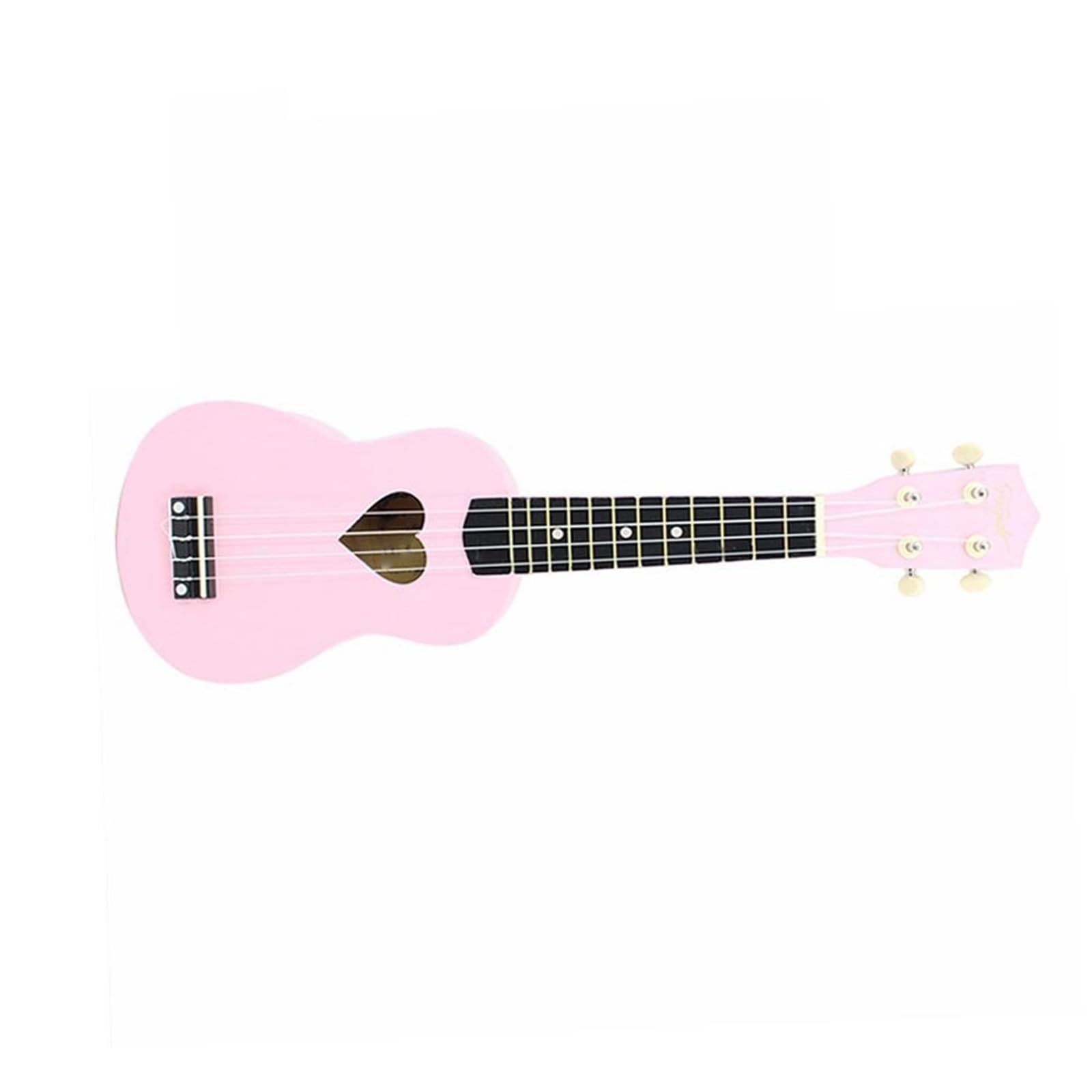 Ukulele Per Principianti Strumento Portatile A Forma Di Cuore Rosa Ukulele Da 21 Pollici Per Principianti