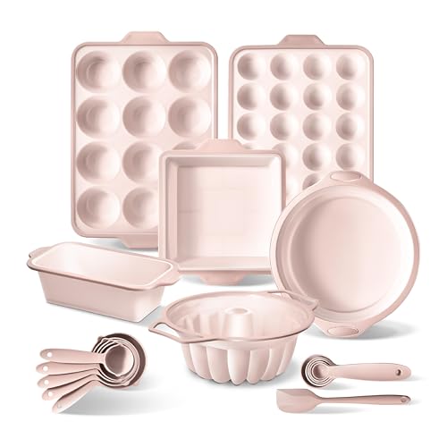 COOK WITH COLOR 17 Pc. Silicone Baking Pan Set -