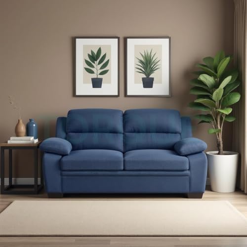 Image of Torque - Jett 3+2+1 Seater Fabric Sofa Set for Living Room (Blue) | Modern Sofa Set 6 Seater | Corner Sofa for Bedroom House Gift | 3 Year Warranty