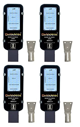 Image of DHVANTH LED 36 W Outdoor Waterproof Street Light with Osram LED, Aluminum Body, IP 65 Driver for Outdoor use. 36W Pack-4