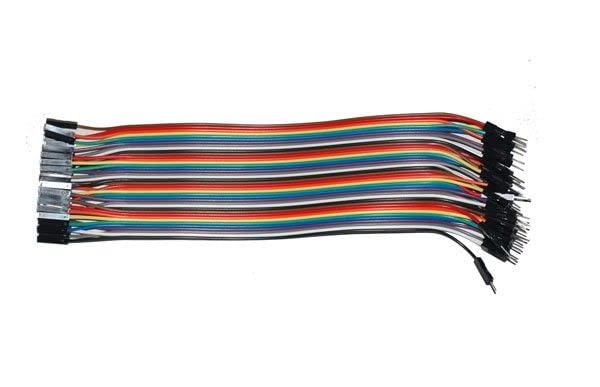 SANEC 40 Adet Erkek-Erkek Jumper Kablo 20 cm