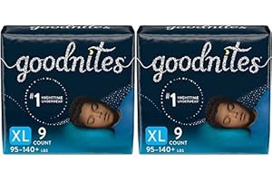 Goodnites L/XL Girls' Nighttime Bedwetting Underwear