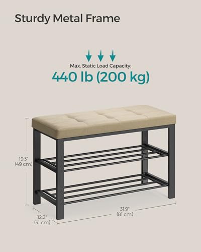 Songmics ULBS057K01 Shoe Bench, Storage Bench thumb #2