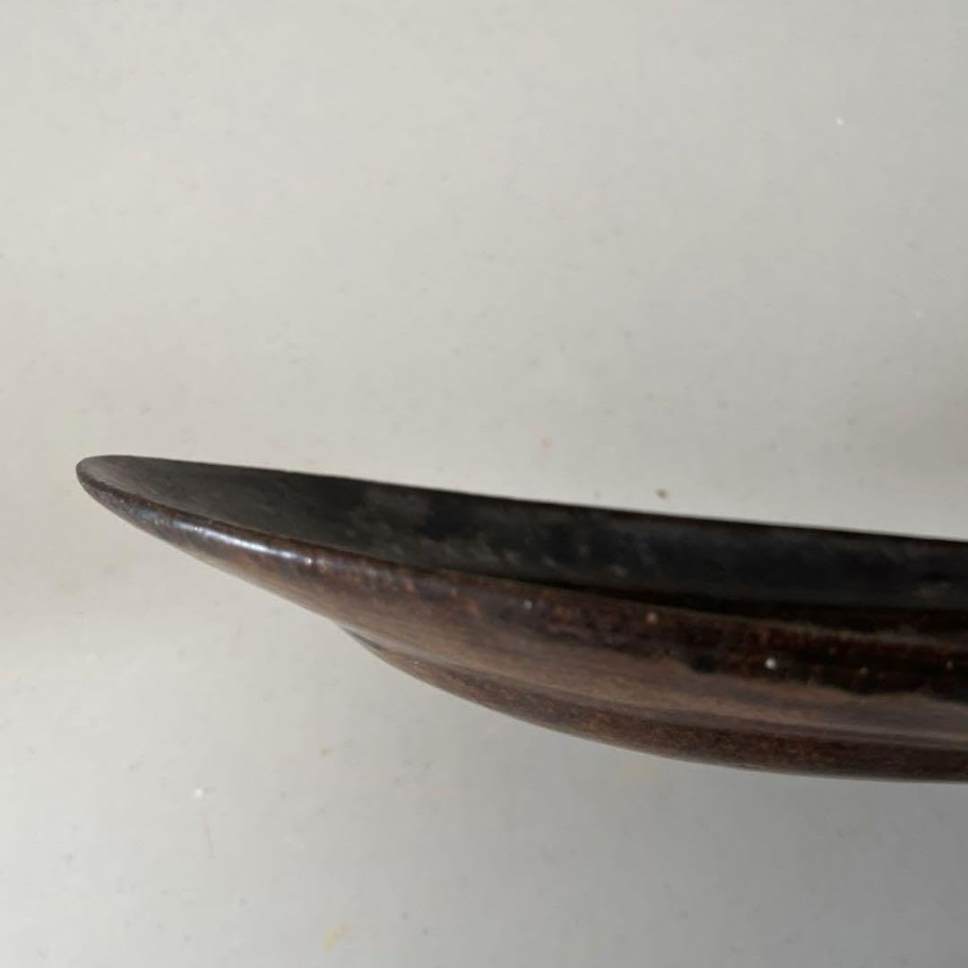 Amazon.co.jp: 林拓児 黒釉 楕円皿 中サイズ : Home & Kitchen