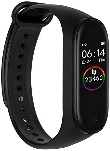 Smart Bracelet M4 Wrist Band, Fitness Tracker, Water Proof \u0026 Heart Rate  Monitor (Black): Buy Online at Best Price in Egypt - Souq is now Amazon.eg