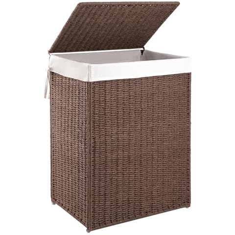 OIAHOMY 90L Wicker Laundry Hamper Cover