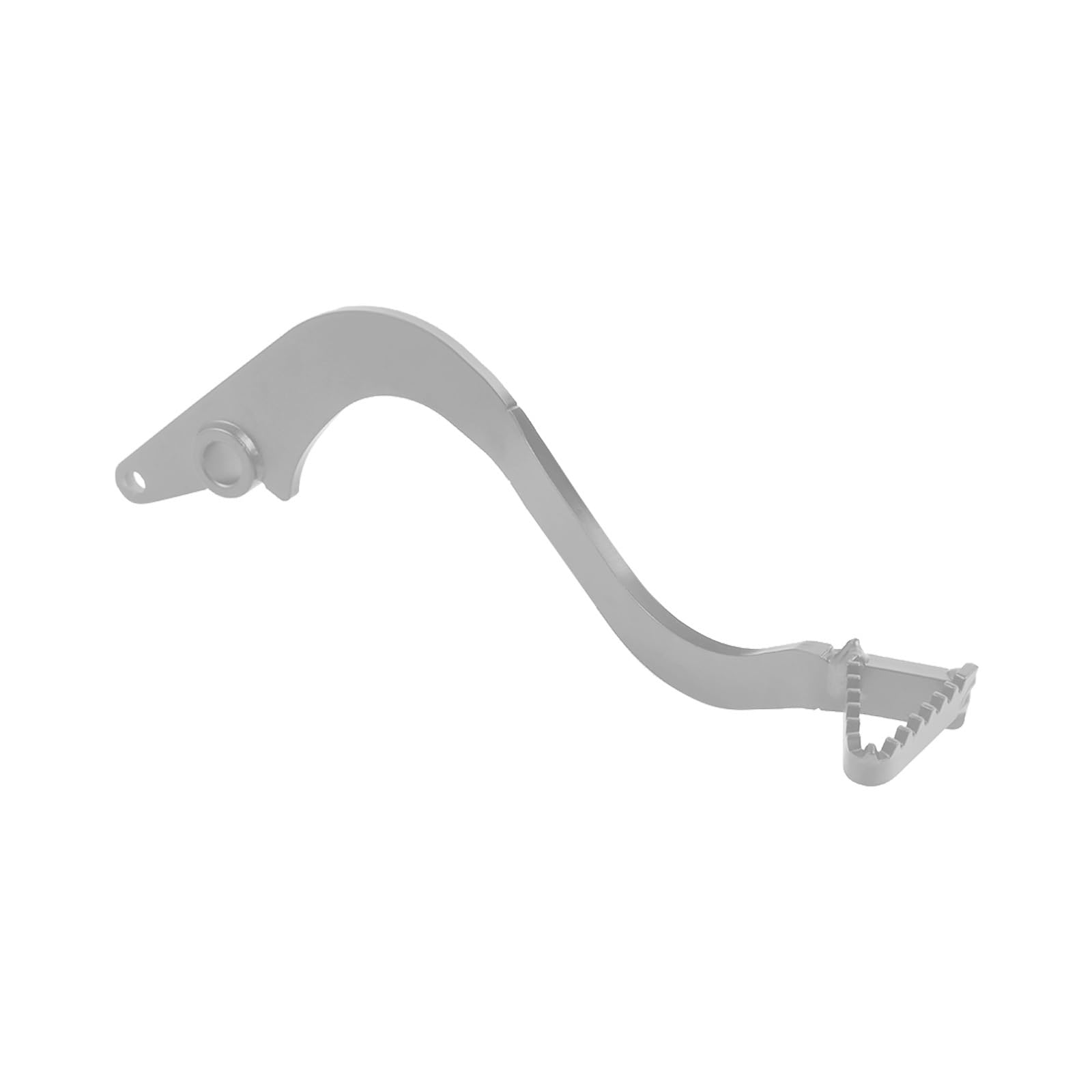 Emympuksck Silver Rear Brake Pedal Lever For Klr 650 Klr650 2022 2023 2024 Motorcycle Footpegs Brake Lever Pedal