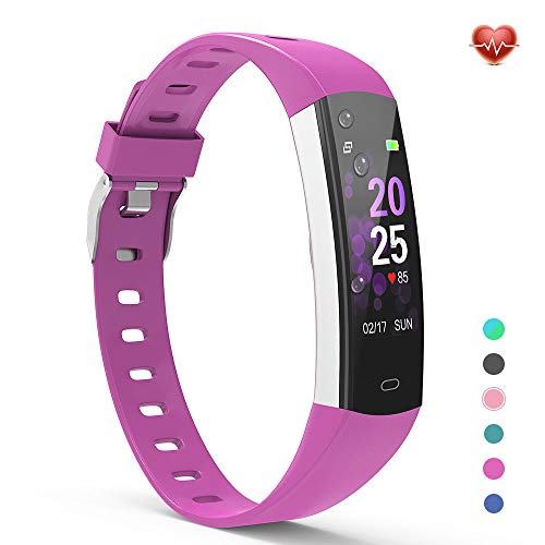 YoYoFit Slim Kids Fitness Tracker Heart Rate Monitor, Kids Activity Tracker Waterproof Pedometer