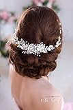 haarschmuck brautfrisur Schicker, handgefertigter, und qualitativ hochwertiger Hochzeits-Haarschmuck. Für einen eleganten und anmutigen Look.