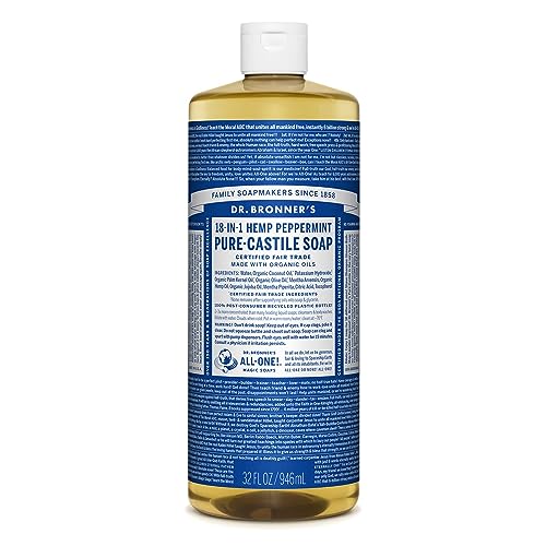 Dr. Bronner's Savon liquide bio menthe poivrée 945 ml