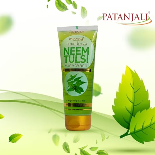 Image of Patanjali Neem Tulsi Face Wash 100gm - Pack of 2