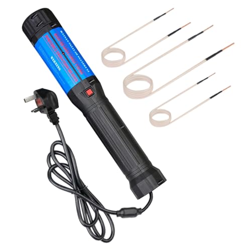 Bitone Magnetic Induction Heater Tool 1400W 220V Induction Heater Bolt Removal Kit for Rusty Screw Removing Nut Buster Tool Featuring 3 Induction Coils