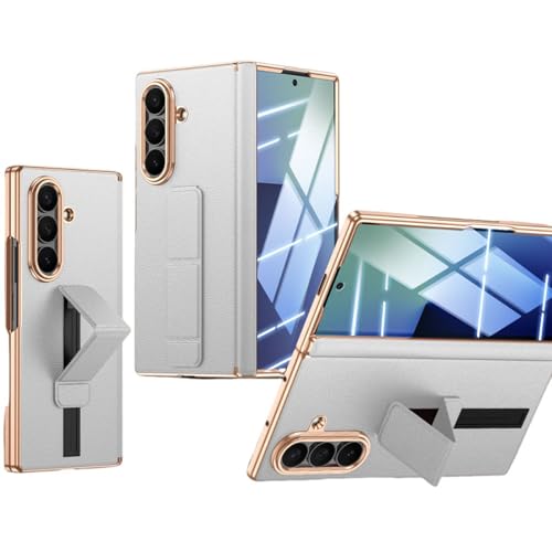 ZHAYLA Samsung Galaxy Z Fold 7�p�P�[�X�A�X�����r�W�l�X�q���W�ی샌�U�[�P�[�X�A�X�N���[���v���e�N�^�[�t�����X�g�X�g���b�v�L�b�N�X�^���h�d�b�J�o�[�A�z���C�g