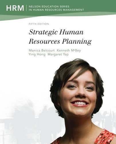 Strategic Human Resources Planning (Nelson Education Series in Human Resource Management)