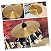 GOOHOCHY 6-inch Brass Jazz Drum Cymbals Replacement for Drum Set Cymbals