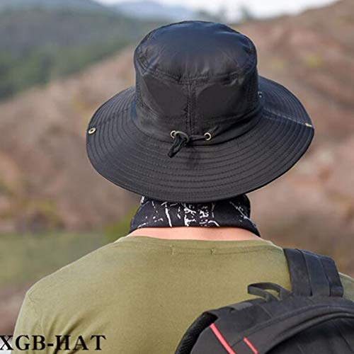LIOOBO Chapéu Balde de Verão Aba Larga Chapéu de Praia Floppy Chapéu de Proteção Solar para Viagens