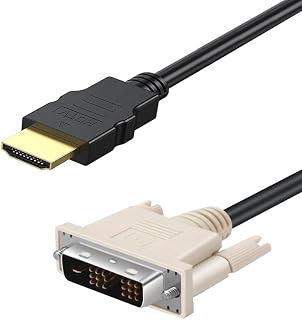 PrimeX PX-4106 Molex 2 Metre DVI to HDMI kablo, hdmi dvi Kablo, 1080P FHD Çift Yönlü DVI HDMI Kablo