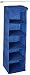 Whitmor 6436-1234-BLUE Primary Youth Soft Storage Hanging Accessory Shelves, Blue