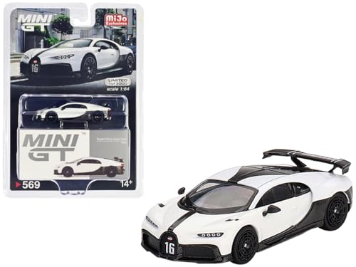 Modelo a escala 1/64 Bugatti Chiron Pur Sport blanco