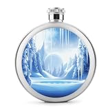 Snow Ice World Stainless Steel Flask for Men Hip Flask for Liquor Portable Bottle for Hiking, Party Wedding Camping & Travel