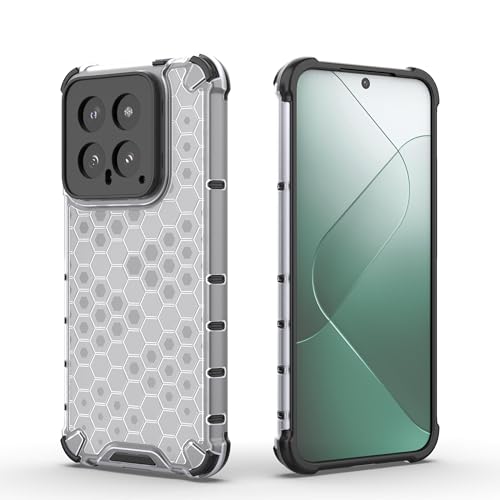 Image of Glasgow Back Case Cover Designed for [ Xiaomi 14 5G ] (Stylish Look | Shock Proof) - Transparent