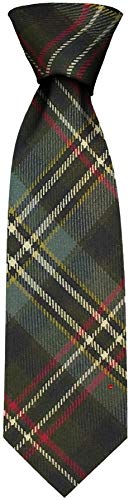 Cravate Scott Green Weathered Tartan I LUV LTD pour un mariage élégant