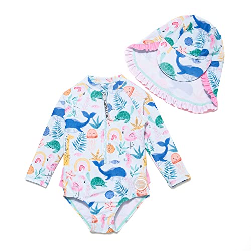 Elegantes Uv Badeanzug Baby Bilder