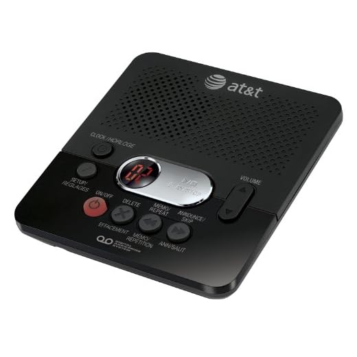 ATT Digital Answering System Black 1740