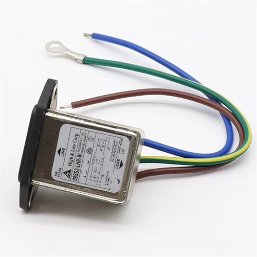 Conector Filtro de Potencia CA 8A de 3 Pines para Montaje en Panel 2