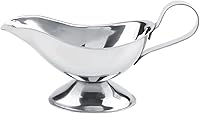 Leakproof Stainless Steel Sauce Boat with Duck Mouth Design & Ergonomic Handle for Kitchen Restaurant