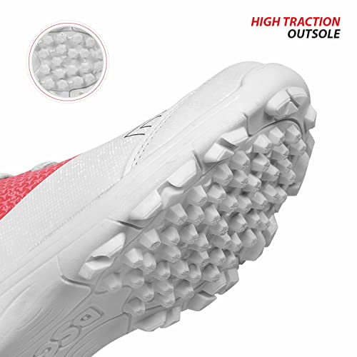 Image of DSC Rigor X Men's Cricket Shoes | Lightweight & Durable Cricket Footwear | Anti-Slip Sole for Better Grip | Comfortable Sports Shoes for Training & Matches |
