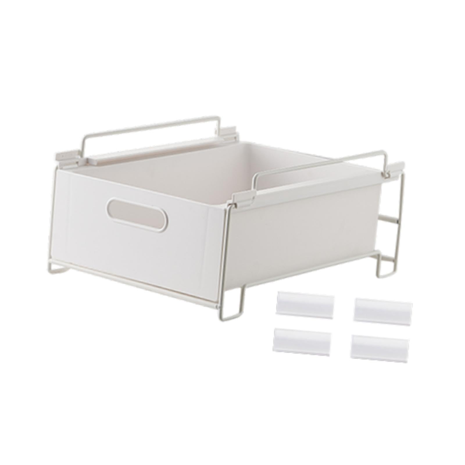 Organizador Extraíble para debajo Del Lavabo, Organizador de Armario Multiusos con Cajón Deslizante, Estante de Almacenamiento Apilable para El Baño, tal como se describe, 35cmx25cmx16cm