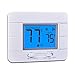 Upgraded Digital Non-Programmable Thermostat for Home 1 Heat/1 Cool Single Stage System, with Temperature & Humidity Monitor and Large Blue LCD Display