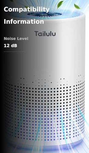 Tailulu Air Purifiers for Bedroom Home Pets 1200 Ft², Tailulu H13 True HEPA Air Filter Portable Air Purifier AP050 の商品画像 2
