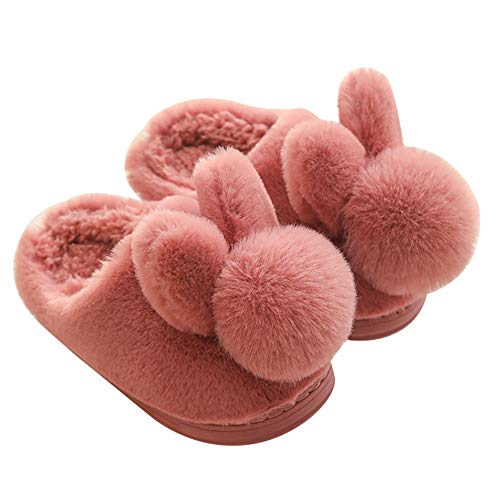 Rojeam Invierno Lindo Conejo Zapatillas de Espuma de Memoria acogedora casa Zapatos Interior al Aire Libre para Mujeres Hombres Cover