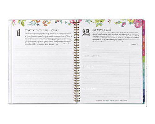 Day Designer For Blue Sky 2019 Weekly & Monthly Planner, Flexible Cover, Twin-Wire Binding, 8.5" X 11", Peyton White (103618-19) #TOP4