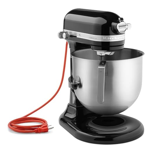 KitchenAid KSM8990OB 8-Quart Commercial Countertop Mixer, 10-Speed, Gear-Driven, Onyx Black
