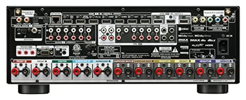Denon AVR-X4800H 9.4 Ch Home Theater AV Receiver, 8K UHD, 125W x 9 — Amazon image 2