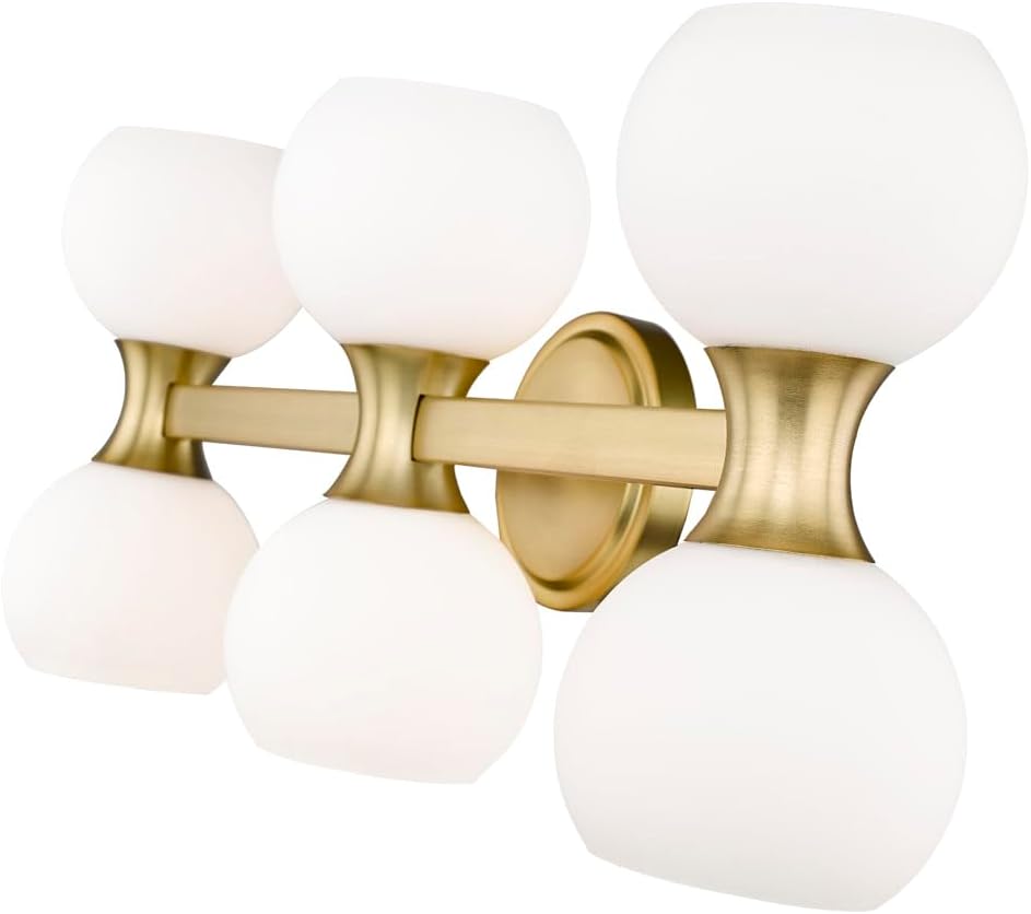 Z-Lite 494-6V-MB Artemis Vanity, 6-Light 360 Total Watts, Matte Black